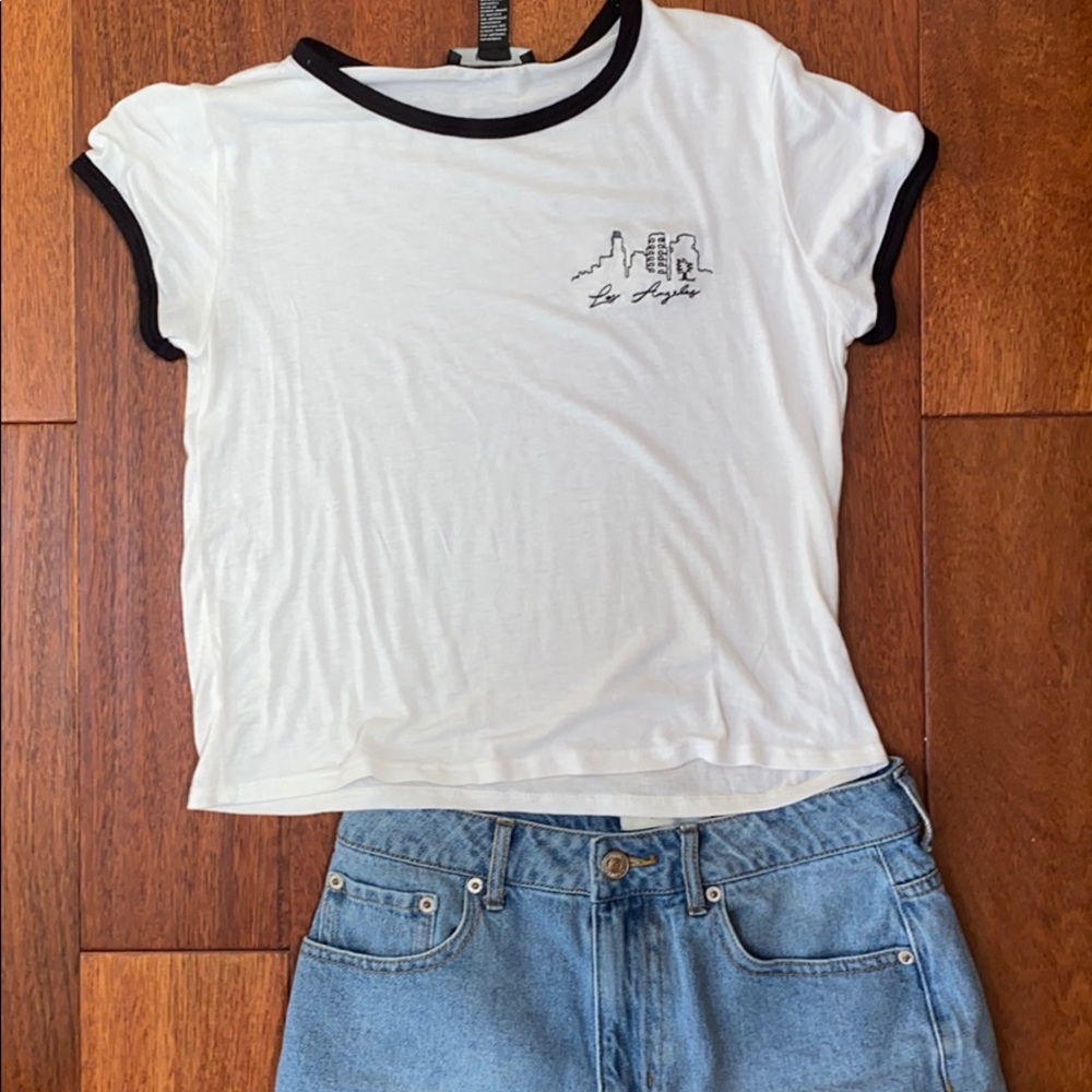 Cropped t-shirt!